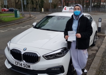 *** Many Congratulations To Hanaa From All Of Us Here At cf14 School Of Motoring - Passing First Attempt In Cardiff Today, With Just 3 Minors! ***<br />
<br />
Fantastic Student, You Made My Job Super Simple By Listening And Picking Up Little Tricks & Skills -& Developed Into A Great Driver. So My Question For Hanaa Is, Whose The Taxi Driver Now?<br />
<br />
Enjoy You Licence, And Good luck With Your Upcoming Ex