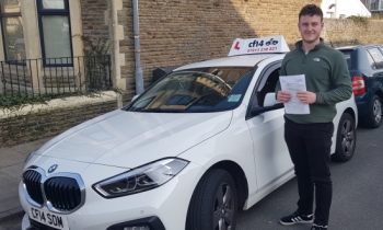 Many Congratulations To Hedd, Passing On His Very First Attempt With Just 2 Minors!<br />
 <br />
Superb Driver, Well Deserved – Time To Concentrate On Those Other Exams For Work Now, But If You Are Half As Good At That As You Are Driving, It Will Be A Breeze For You. 🤞<br />
 <br />
Take Care, Drive Safely – Look Forward To Seeing You In Your Own Car Soon!<br />
 <br />
Best Wishes, From Everybody Here At cf14 School O