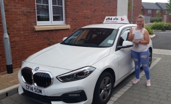 Many Congratulations To Kelly - Passing With Just 1 Minor Today, And Freeing Her Summer Holidays Up, By Now Be Able To Drive Her Children Around - *** With A Full Driving Licence *** Terrific Effort, Well Done And Drive Safely 😎