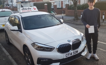 Many Congratulations To Will, Passing On His Very First Attempt In Cardiff This Morning! 👍<br />
<br />
Time To Seriously Look For A Car, Fantastic Student – So Easy To Teach; But Please Drive Carefully Now You Have A FULL PINK Driving Licence & Can Drive Alone.. 🎉<br />
<br />
Time To Re-Pay Mum & Dad With Lots Of Lifts For Them Now.<br />
<br />
Good Luck With Your Exams In School, <br />
<br />
Well Done Again 🚗