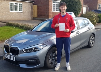 Many Congratulations To Josh, Passing With Just 3 Minors On His First Attempt With Only 18.50hrs Of Lessons Including His Test! 🏉<br />
<br />
Amazing Effort, But Thanks Go To Your Parents For Those Additional Lessons With Them, Getting You To A Great Test Standard. 👍<br />
<br />
Enjoy The Easter Hols, Enjoy The Rugby, I hope To See You Playing For Wales In The Not So Distant Future.<br />
<br />
*** WELL DONE YOU! *** 