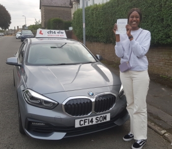 Many Congratulations To Faridah, Passing In Cardiff This Morning -  But Much To Her Amazement! 😂😂
Finally She Has Got Rid Of Me Nagging Her, And She Cant Be Happier. 👍
We Look Forward To You Buying Your First Car And Taking Pass Plus. Time To Enjoy That Certificate And Shiny Pink Full Licence When It Arrives.
***Take Care & Congratulati...