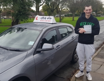 Congratulations Owen, Passing In Cardiff Today, With Just A Couple Driving Faults. 👏 👏 👏 As You Know, I Always Like To Go Back Over The Video Footage Of The Test, To See How It Went. Today Was No Exception, But - It Was A First For Me. I Saw You Drive Into The Car Park, Where You Initially Stopped, Great So Far - The The Examiner Asked You To Reverse Into Any Bay....Not An Issue -
