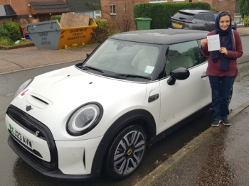 On This Wet And Miserable Saturday Morning - Our Congratulations Go To Sara, Brightening Our Day Up, By Passing In Our Fully Electric & Automatic Mini 🚗 🍾👏🥳

Just 3 Small Driving Faults, But A Really Confident And Great Drive With The Examiner Saying The Same. 👍

Happy Car Hunting, Drive Carefully - And Finally You Can Take Your ...