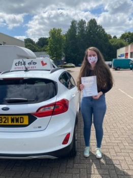Congratulations Mared on your pass today in cardiff on your first attempt and only 2df - absolute pleasure teaching you - now just to get your brother passed (Rebekah) x...