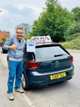 The happy face says it all, it’s a great feeling to have it done and Csaba Facsar has been waiting long enough, even pinched himself after the examiner said congratulations 😃 and I’m equally happy as I know what it means to this man .
So well done and congratulations from all of us at CF14 👏🏻🚗💨😎...