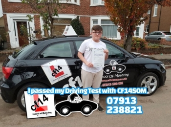 Many Congratulations William, just 2 minors,;time to put that old licence on the Bonfire Tonight, and look forward to a brand new FULL Licence. WELL DONE!...