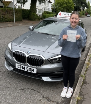 Many Congratulations To Daisy, Passing With Just 3 Small Driving Faults On Her Very First Attempt! 👏👏👏Certainly Helped The Hour Before, With Us Almoste Driving The Same Route 🚗No Caerphilly Mountain, Country Lanes To Worry About, Daisy Just Kept Calm & Composed & Drove Really Well! - FAB 🥳Enjoy Telling All Your Friends YOU´VE PASSED, Drive Carefully & Enj