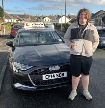 Many Congratulations To Harry, Passing First Time In Cardiff Today! 👏👏👏<br />
No Offence Harry - You&acute;ve Been A Great Student - Calm, Level Headed, A Very Good Driver - BUT The Hour Prior To Your Test Was The Complete Opposite? 😅<br />
<br />
Nerves Are A Nightmare - And The Driving Test Really Pushes People To Their Limit, - Simply The Thought Of Someone Staring At You And Marking Your Driving 