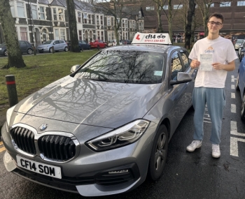 Many Congratulations To James, Passing His Practical Driving Test In Cardiff Today - 🚘 
After A Very Awkward Start, (Some Fool Definitely Not Driving At 20mph As James Left The Test Centre) Settled Down & Took Just 3 Driving Faults To Complete The test 👏👏👏
Hope Uni Goes Just As Well, Drive Safely & Many Congratulations Once Ag...