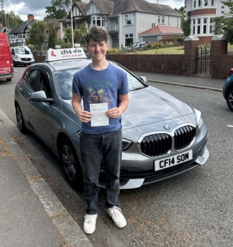Many Congratulations To Rhydian, Passing His Practical Driving Test On His First Attempt In Cardiff Today - With Just 1 Driving Fault! 🥳🎉👏

Great Student & Driver - Although The Hour Before His Test; He Did Make Me Nervous, - By Trying To Crash About 3 Times (Nerves Ha Ha! )

But He Overcame That To Have A Fantastic Drive, Just Needs T...